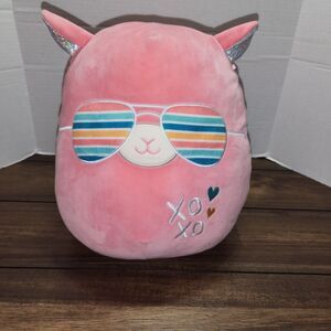 Original Squishmallows Llama  XOXO Pink